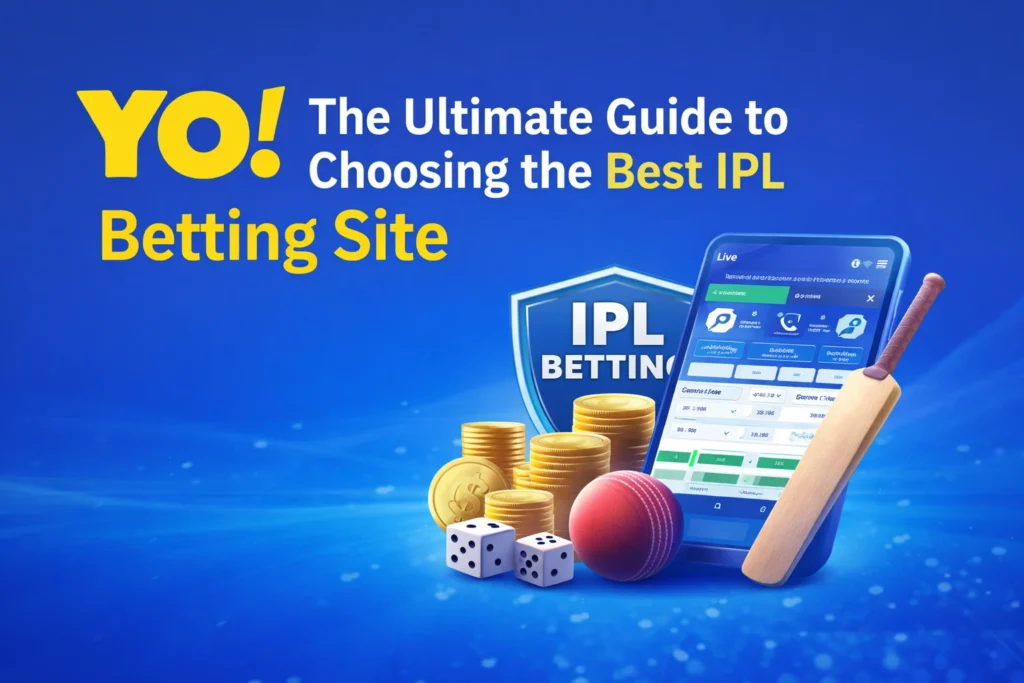 Best IPL Betting Site guide with YO logo banner for IPL betting platforms